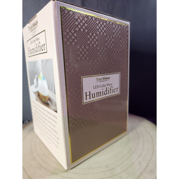 Humidifier Total Vision Sleek LED Color Changing Light Up Wave Mist USB~NEW - Picture 4 of 6